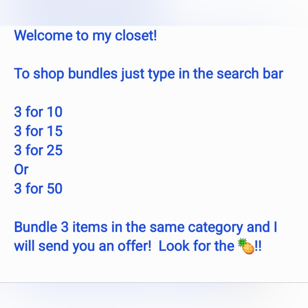 Bundle deals!